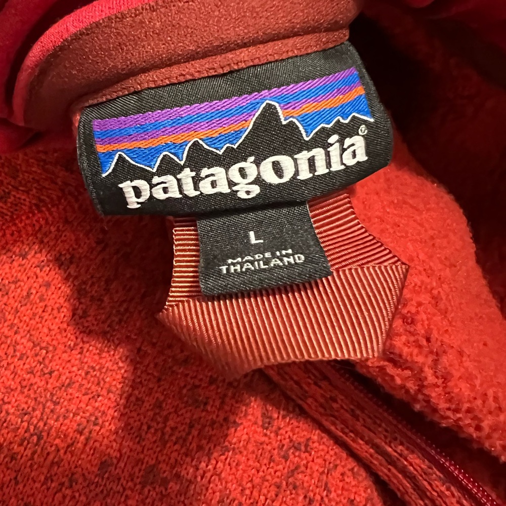 Patagonia Red Quarter-zip Size Large! - Picture 4 of 4